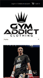 Mobile Screenshot of gymaddictclothing.com